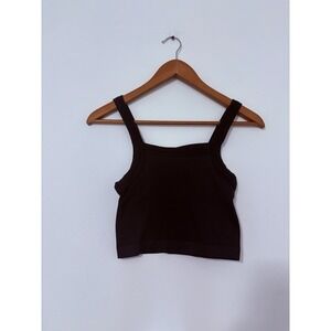 Urban Outfitters Out From Under Outsiders Seamless Bra Top Size XS Black